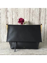 Imitation Best Celine calf leather Shoulder Bag 90054 black JH06045gt75