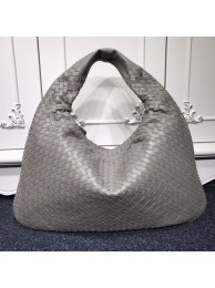 Imitation Bottega Veneta Calf leather Hobo Bag 5092 grey JH09340PU57
