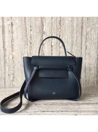 Imitation Celine BELT BAG MINI Tote Bag 98310 Dark blue JH06255dW15