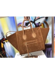 Imitation Celine LUGGAGE PHANTOM Tote Bag 3372 Wheat JH06288yF79