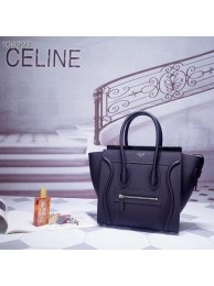 Imitation CELINE MICRO LUGGAGE HANDBAG IN LAMINATED LAMBSKIN 167793-7 JH05895LQ13