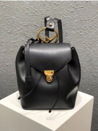Imitation FENDI BACKPACK leather backpack 8BZ043A black JH08725pd51