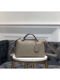Imitation FENDI BY THE WAY REGULAR Small multicoloured leather Boston bag 8BL1245 grey JH08635vW26