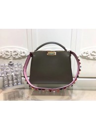 Imitation Fendi PEEKABOO Tote Bag 3659 green JH08750PU57