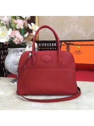 Imitation Hermes Bolide Original Togo leather Tote Bag HB31 red JH01581Mc29
