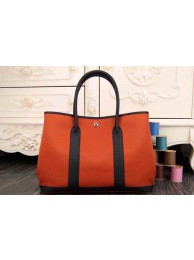 Imitation Hermes Garden Party waterproof fabric 6080 orange&black JH01765dW15