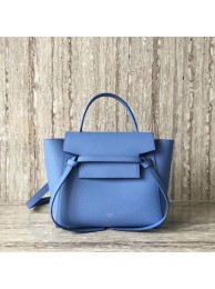 Imitation High Quality Celine mini Belt Bag Original Calf Leather A98310 sky blue JH06041dN21