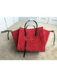 Imitation Hot 2015 Celine winter best-selling model nubuck leather 9901-3 red&black JH06563Rl62