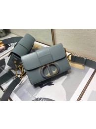 Imitation Hot DIOR 30 MONTAIGNE BOX BAG Mint Cloud Blue Box Calfskin M9204U JH06826CQ60