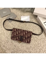 Imitation Hot DIOR Oblique Belt Bag D26988 Wine JH07416CQ60