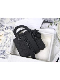 Imitation LADY DIOR MY ABCDIOR BAG Black Ultramatte Cannage Calfskin M0538SLOI JH06893Gp56