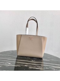 Imitation Prada Embleme Saffiano leather bag 1BG288 Apricot JH05123Gp56