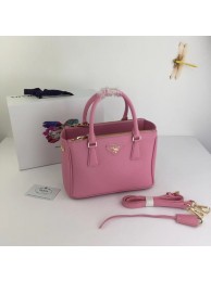 Imitation Prada Galleria Small Saffiano Leather Bag BN2316 pink JH05337Ru69