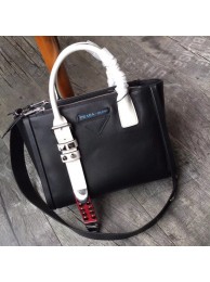 Imitation Prada Original cowhide CONCEPT tote bag 1BA175 black JH05580XD29