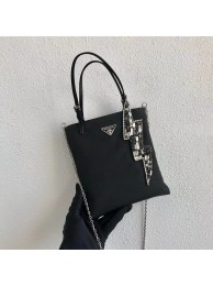 Imitation Prada Re-Edition nylon Tote bag 1NE618 black JH05075dW15