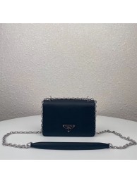 Imitation Prada Saffiano leather mini shoulder bag 2BD032 black JH04990XD29