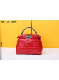 Knockoff 2015 Fendi new model crocodile 520885 red JH08809nE34