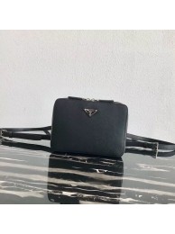 Knockoff AAA Prada Saffiano leather backpack 2VZ038 black JH05092nQ90