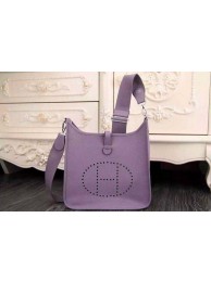 Knockoff AAAAA Hermes evelyne hot style original leather H1188 purple JH01737bP60