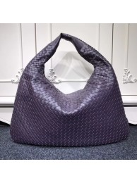 Knockoff Bottega Veneta Calf leather Hobo Bag 5092 deep purple JH09333cF44