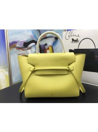 Knockoff Celine Belt Bag Original Leather Medium Tote Bag A98311 yellow JH06095ry98