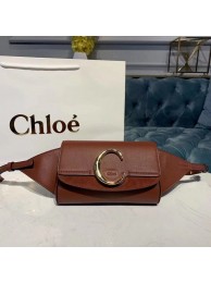 Knockoff Chloe Original Leather Belt Bag 3S036 brown JH08842Nf40