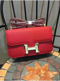 Knockoff Hermes Constance Bag Calfskin Leather H9978 Red JH01402Nf40