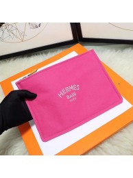 Knockoff Hermes Cosmetic Bag H3700 Rose JH01303cF44