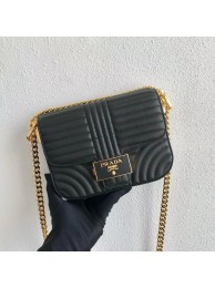 Knockoff Prada Diagramme leather shoulder bag 1BD217 black JH05106np74
