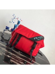 Knockoff Prada Nylon shoulder bag 1BL015 red JH05425PF42