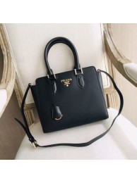 Knockoff Prada Saffiano original Leather Tote Bag 1BH113 black JH05272Bc82