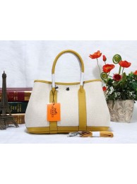 Knockoff Top Hermes Garden Party waterproof fabric PD36 yellow JH01825wV33