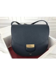 Luxury Celine Compact Trotteur Cattle leather Shoulder Bag 1269 Royal Blue JH06152hU18