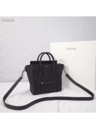 Luxury CELINE NANO LUGGAGE BAG IN LAMINATED LAMBSKIN 189244-7 JH05918NG76