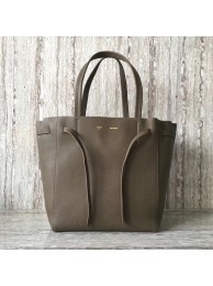 Luxury Imitation CELINE SMALL CABAS PHANTOM IN SOFT GRAINED CALFSKIN 17602 grey JH06016Pn88