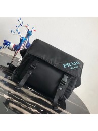Luxury Imitation Prada Black Nylon shoulder bag 1BL015 black JH05426Pn88