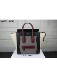 New 2015 Celine Collection 3308 dark gray&purplish red&black&off white JH06598Dx33