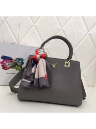 New Prada Calf leather bag 2024 grey JH05418Dx33
