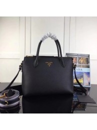 Prada calf leather bag 1BA157 black JH05569GB12