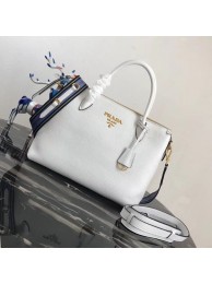 Prada Calf leather bag 1BA157 white JH05448OV44
