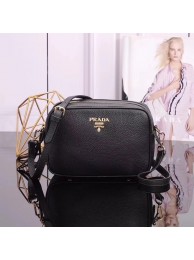 Prada Calf leather Shoulder Bag 1BH082 black JH05599Nq93