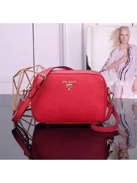 Prada Calf leather Shoulder Bag 1BH082 red JH05601qT25