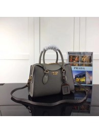 Prada Calf leather Tote Bag 1BH093 grey JH05674lH78