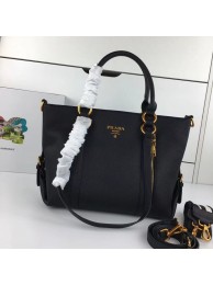Prada Calfskin Leather Tote Bag 0904 black JH05597ui32