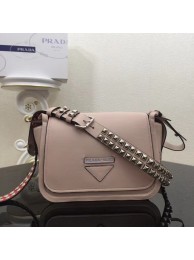 Prada Concept calf leather bag 1BD123 apricot JH05449Qa67