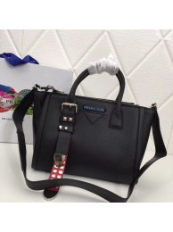 Prada Concept Leather handbag 1BA175 black JH05466Li93
