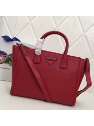 Prada Concept Leather handbag 1BA183 red JH05460ki86