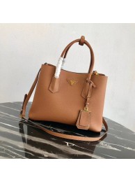 Prada Deer skin bag 1BG008 brown JH05048Sy67