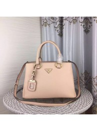 Prada Double Tote Bag Litchi Leather 1579 Light Pink JH05707Bz34