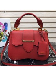 Prada Embleme Saffiano leather bag 1BN005 red JH05120qa98